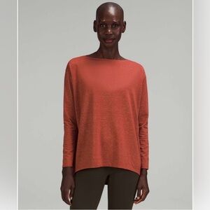 LuluLemon Back in Action Long Sleeve Shirt *Spark